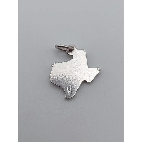 James Avery Retired Texas State Map Charm 925 Silver 2.11g - Picture 3 of 5